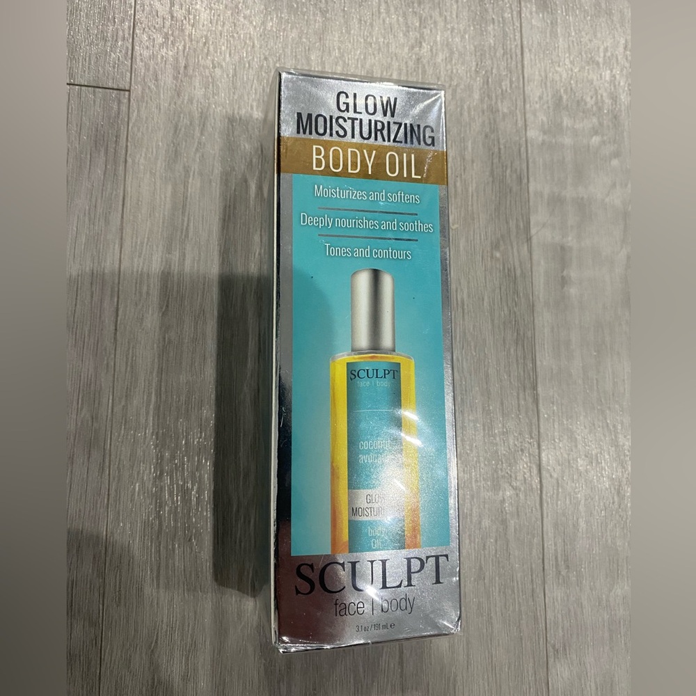 Sculpt Face Body Glow Mosturizing Body Oil Coconut Avocado 3.1Oz/191mL NEW